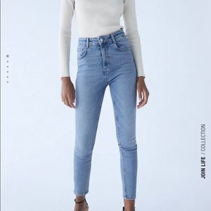 Zara Vintage Hi-Rise Skinny Jeans